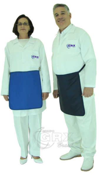 Equipamentos Radiologia - Avental de Chumbo Plumbífero - Avental de Chumbo Órgãos Genitais 30x30cm 0,5 mmPb